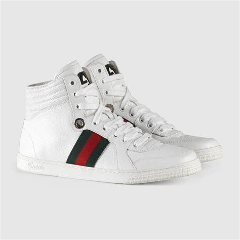 gucci high top sneakers green|gucci high top women sneakers.